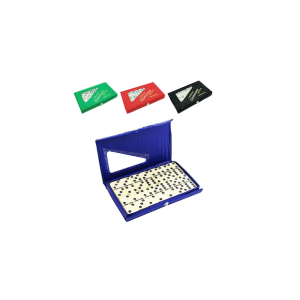 WX2024 JOGO DE DOMINO PONTOS PRETOS  6MM MIX