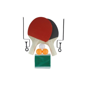 WX4491 KIT TENIS DE MESA 03 BOLAS 02 RAQUETES SUPORTE E REDE