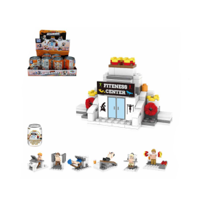 WB12528 MINI ACADEMIA DE MONTAR PLAY BOX DISPLAY 12 PCS WELLMIX