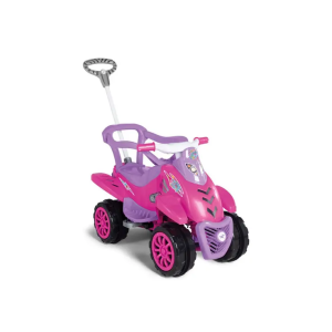 1017 Carrinho de Passeio Infantil Cross Legacy Pink - com Pedal com Empurrador Calesita