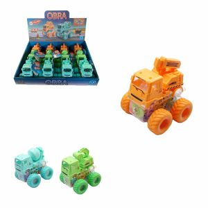 WB 12188 CAMINHAO A FRICCAO DE OBRA COM LUZ ENGRENAGE TRUCK WELLKIDS