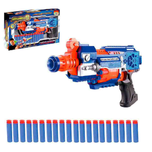 WB6777 PISTOLA LANCA DARDOS AUTOMATICA 21 PCS WELLKIDS