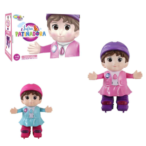 WB 8030 BONECA PATINADORA SOFIA COM LUZ