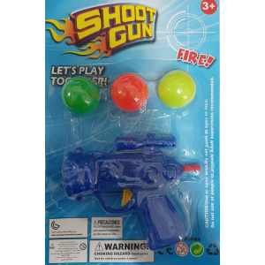 TS32464A- PISTOLA PLAST C/LANCADOR E BOLINHA CAR