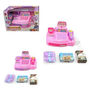 WB11841 CAIXA REGISTRADORA COM LUZ E SOM LITTLE SRT COR