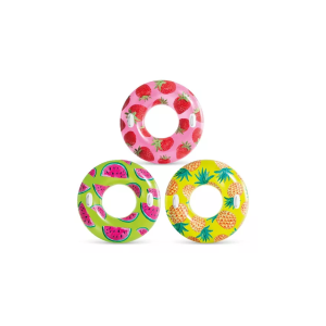 56261 BÓIA INFLÁVEL ESTAMPADA FRUTAS TROPICAIS SORTIDO INTEX