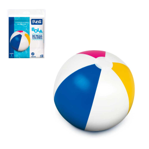 WS66001 BOLA INFLAVEL DE PRAIA COLORIDA