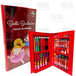 BRU TK-CR05 KIT P USO ESCOLAR MALETA COLORIDA C/ 48 PCS