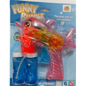 TK-AB8412 BRINQUEDO BOLHA DE SABAO GOLFINHO A FRIÇÃO