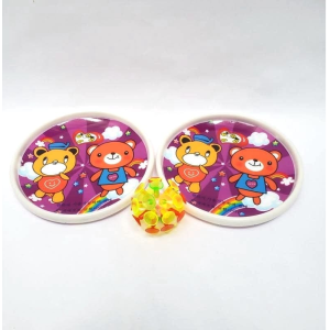 IPCP2054-95 BRINQUEDO RAQUETE VENTOSA JOGO PEGA BOLA CORES DIVERSAS
