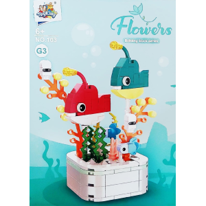 TK-AB9002 BRINQUEDO BLOCO DE MONTAR, DE PLASTICO PVC, C/ 4 PCS