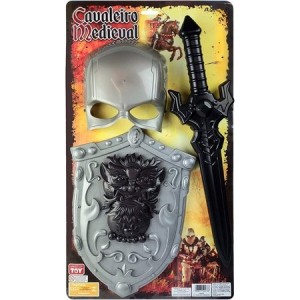 XIS475 Kit Heroi Medieval 3 Peças - Toymaster