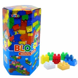 Blocos de montar monta monta com 28 peças na caixa - MINI TOYS